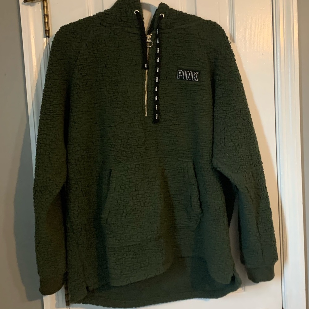 VS Pink Sherpa hoodie